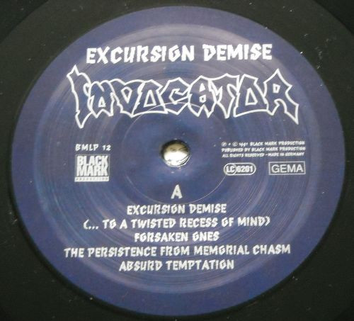 Invocator - Excursion Demise | Black Mark Production (BMLP 12) - 2