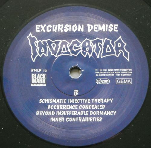 Invocator - Excursion Demise | Black Mark Production (BMLP 12) - 3