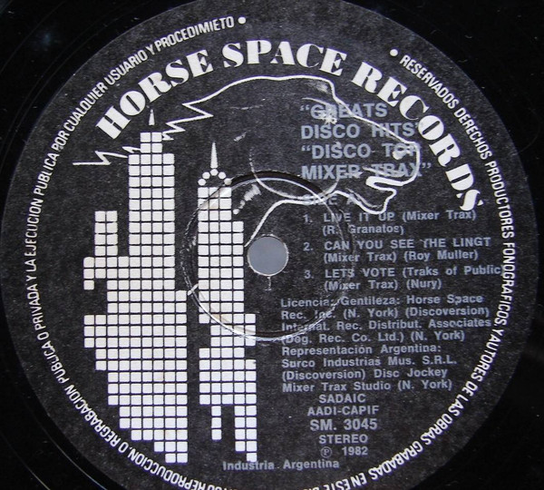Various - Greats Disco Hits | Horse Space Records (SM. 3045) - 2