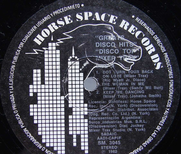Various - Greats Disco Hits | Horse Space Records (SM. 3045) - 3