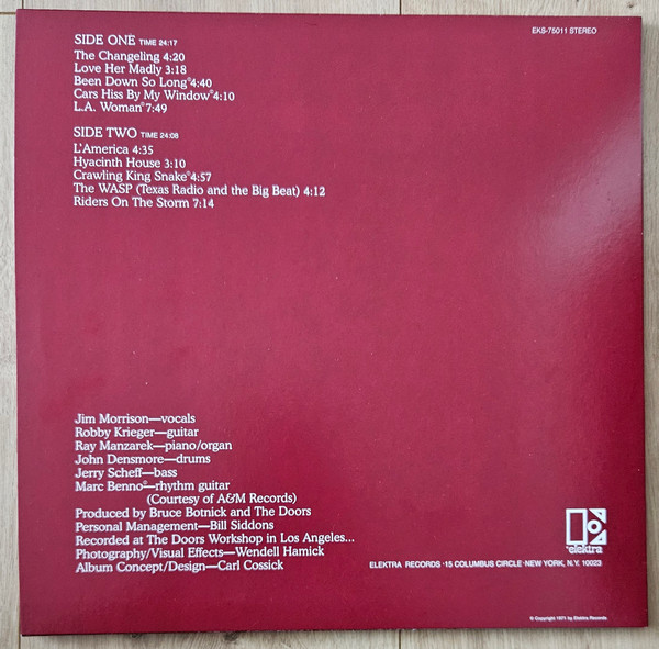 The Doors - L.A. Woman | Elektra (EKS-75011) - 2 The Doors - L.A. Woman | Elektra (EKS-75011) - 2