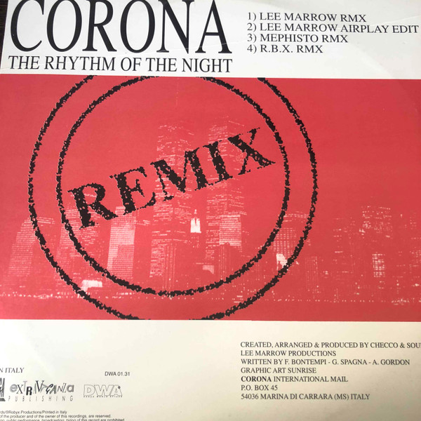 Corona - The Rhythm Of The Night (Remix) | DWA (Dance World Attack) (DWA 01.31) - 2 Corona - The Rhythm Of The Night (Remix) | DWA (Dance World Attack) (DWA 01.31) - 2