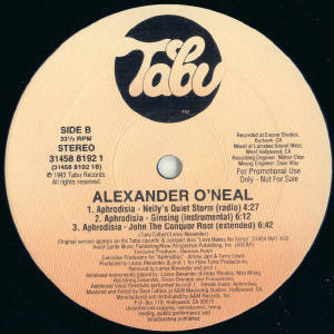 Alexander O'Neal - Aphrodisia (The Remixes) | Tabu Records (31458 8192 1) - 2 Alexander O'Neal - Aphrodisia (The Remixes) | Tabu Records (31458 8192 1) - 2