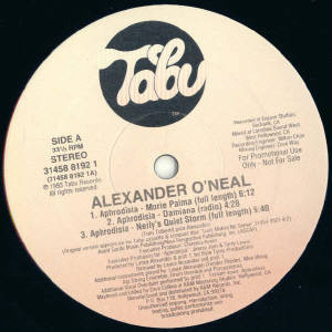 Alexander O'Neal - Aphrodisia (The Remixes) | Tabu Records (31458 8192 1) - main Alexander O'Neal - Aphrodisia (The Remixes) | Tabu Records (31458 8192 1) - main