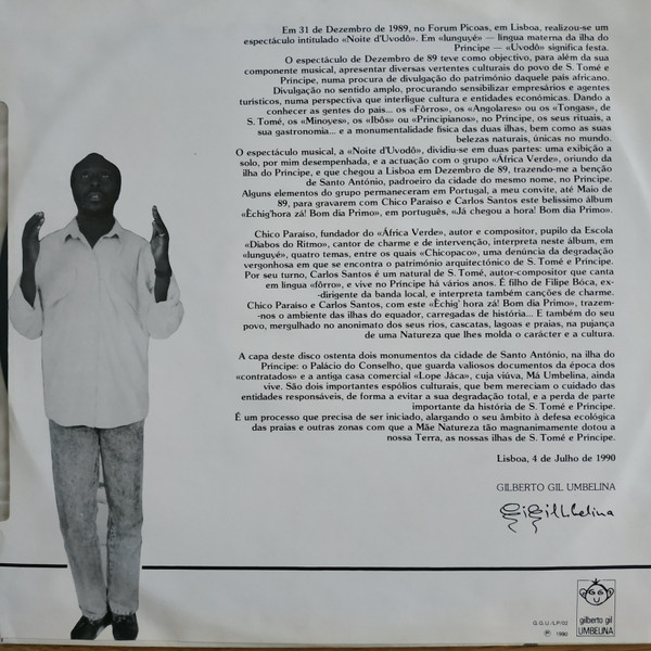 Carlos Santos , Chico Paraíso - Êchigá Hora Zá! Bom Dia Primo | Gilberto Gil Umbelina (G.G.U./LP/02) - 3 Carlos Santos , Chico Paraíso - Êchigá Hora Zá! Bom Dia Primo | Gilberto Gil Umbelina (G.G.U./LP/02) - 3