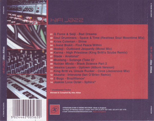 Various - Hi Fi Jazz | X:treme Records (XTR56CDM) - 2