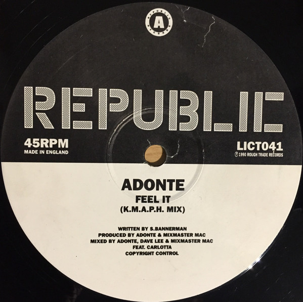 Adonte - Feel It | Republic Records (LICT041) - main