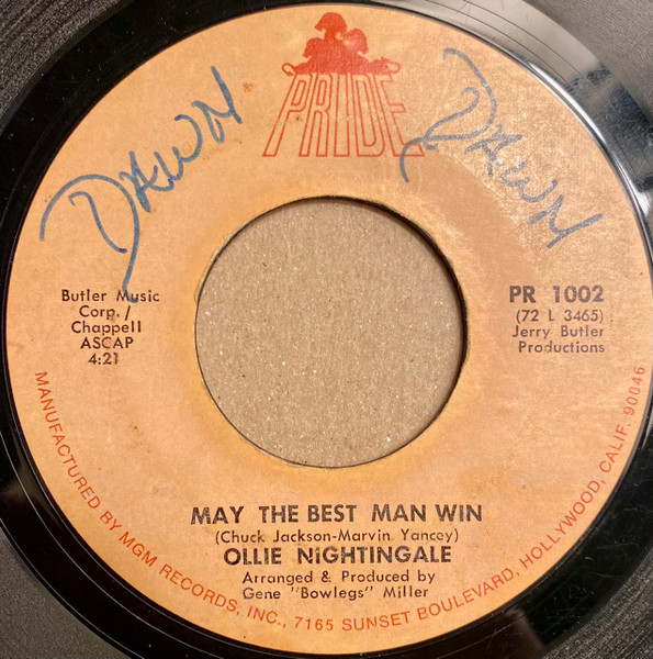 Ollie Nightingale - How Far Am I From New York City / May The Best Man Win | Pride (PR 1002) - 2 Ollie Nightingale - How Far Am I From New York City / May The Best Man Win | Pride (PR 1002) - 2