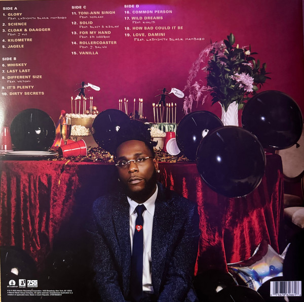 Burna Boy - Love, Damini | On A Spaceship (075678626616) - 4 Burna Boy - Love, Damini | On A Spaceship (075678626616) - 4
