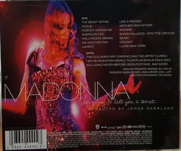 Madonna - Im Going To Tell You A Secret | Warner Bros. Records (CDW 49990) - 3