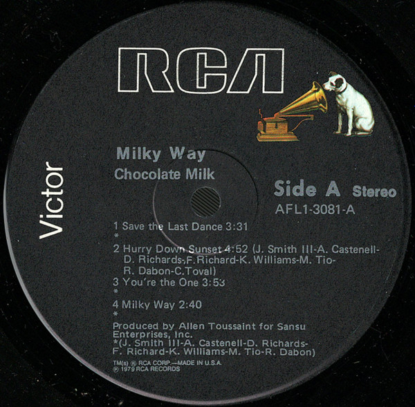 Chocolate Milk - Milky Way | RCA Victor (AFL1-3081) - 3