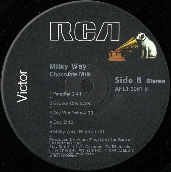 Chocolate Milk - Milky Way | RCA Victor (AFL1-3081) - 4