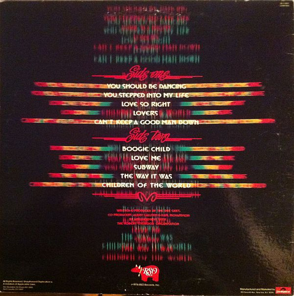 Bee Gees - Children Of The World | RSO (RS-1-3003) - 4