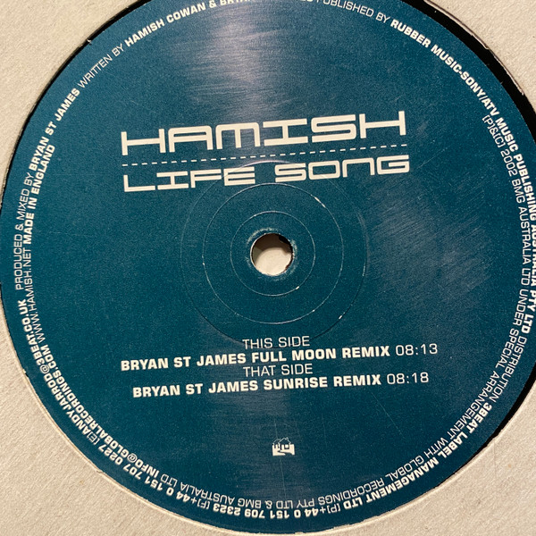 Hamish - Life Song | Global Recordings (GRV10123)