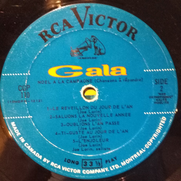 La Famille Larin - Noël À La Campagne (Chansons À Répondre) [Vinyl] | RCA Victor (CGP 110) - 4