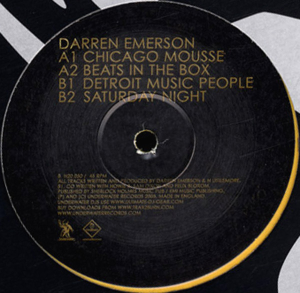 Darren Emerson - H20 050 EP | Underwater Records (H20 050) - 4