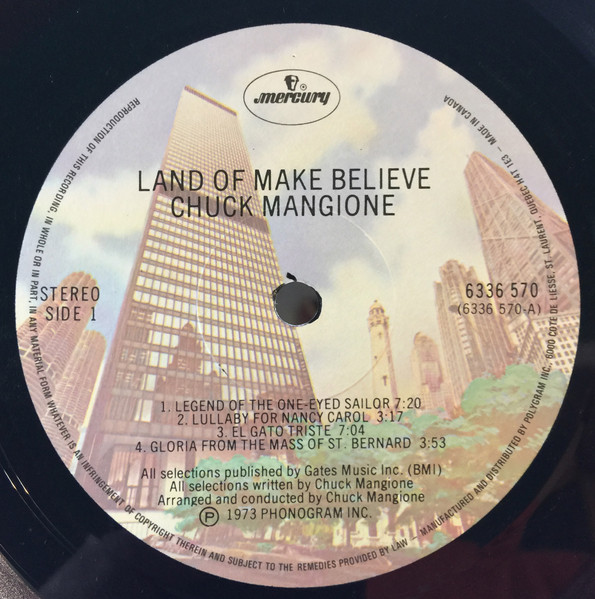 Chuck Mangione With Hamilton Philharmonic Orchestra - Land Of Make Believe... A Chuck Mangione Concert | Mercury (6336 570) - 3 Chuck Mangione With Hamilton Philharmonic Orchestra - Land Of Make Believe... A Chuck Mangione Concert | Mercury (6336 570) - 3