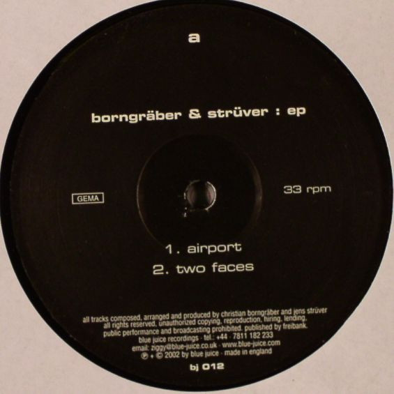Borngräber & Strüver - Borngräber & Strüver Ep | Blue Juice (BJ 012) - main Borngräber & Strüver - Borngräber & Strüver Ep | Blue Juice (BJ 012) - main