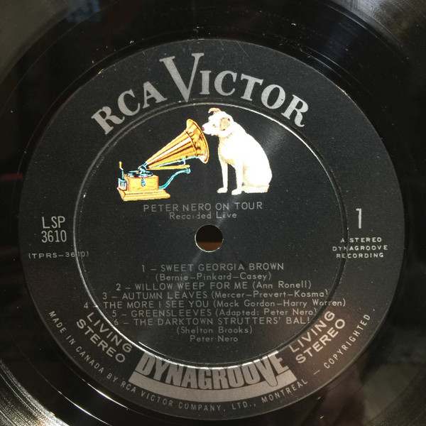 Peter Nero - Peter Nero On Tour | RCA Victor (LSP-3610) - 3 Peter Nero - Peter Nero On Tour | RCA Victor (LSP-3610) - 3