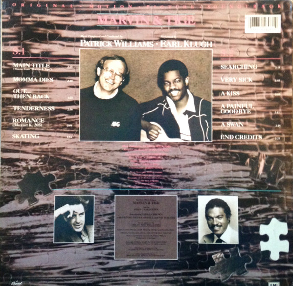 Patrick Williams / Earl Klugh - Marvin & Tige - Original Motion Picture Soundtrack | Capitol Records (ST-12307)