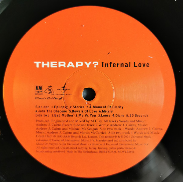 Therapy? - Infernal Love | Music On Vinyl (MOVLP2806) - 3