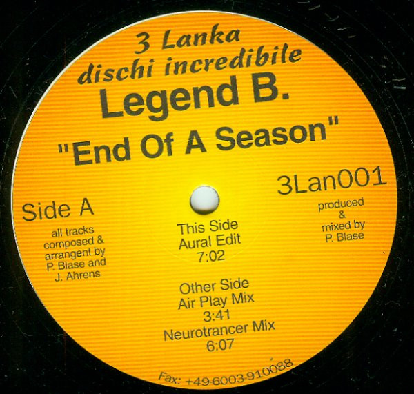 Legend B - End Of A Season | 3 Lanka (3LAN001) - 2 Legend B - End Of A Season | 3 Lanka (3LAN001) - 2