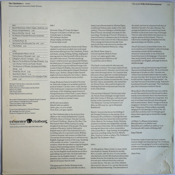 The Chieftains - The Chieftains 2 | Claddagh Records (CC7) - 2