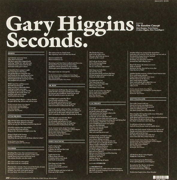 Gary Higgins - Seconds | Drag City (DC395) - 2