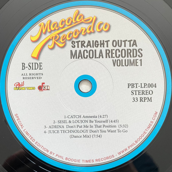 Various - Straight Outta Macola Records Volume 1 | Phil Boogie Times (PBT-LP.004) - 4