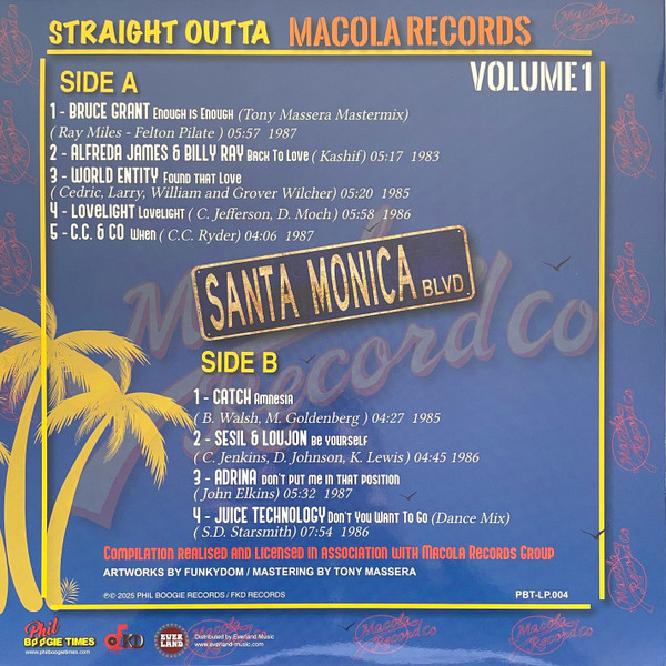 Various - Straight Outta Macola Records Volume 1 | Phil Boogie Times (PBT-LP.004) - 2
