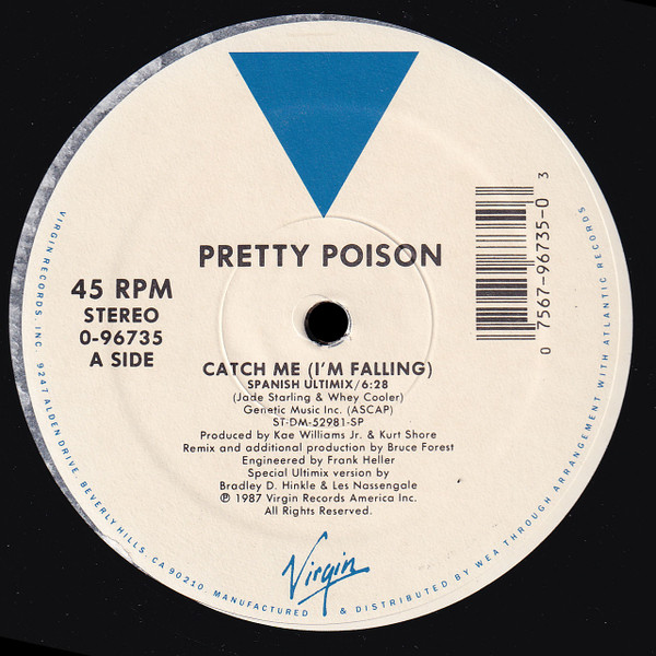 Pretty Poison - Catch Me (I'm Falling) [Spanish Ultimix] | Virgin (0-96735) - main
