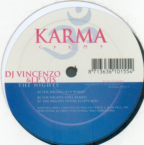 DJ Vincenzo & JP Vis - The Nights | Karma (KARMA 1015-5) - main