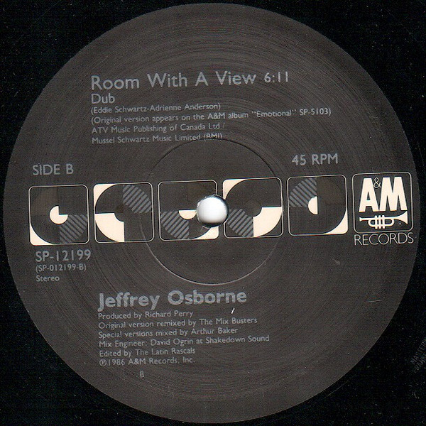 Jeffrey Osborne - Room With A View | A&M Records (SP-12199) - 3 Jeffrey Osborne - Room With A View | A&M Records (SP-12199) - 3