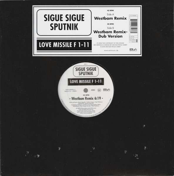Sigue Sigue Sputnik - Love Missile F 1-11 | EMI Electrola (7243 8 88496 6 1) - main