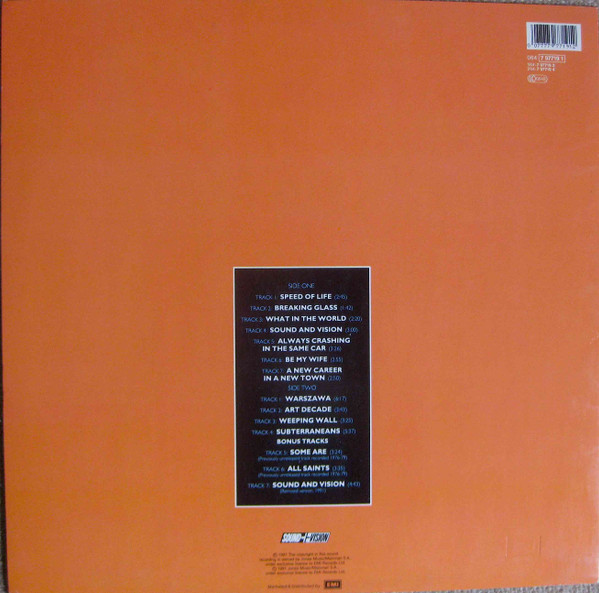 David Bowie - Low | EMI (EMD 1027) - 2