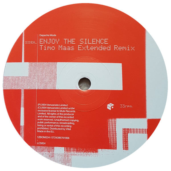 Depeche Mode - Enjoy The Silence···04 | Mute (12BONG34) - 2 Depeche Mode - Enjoy The Silence···04 | Mute (12BONG34) - 2