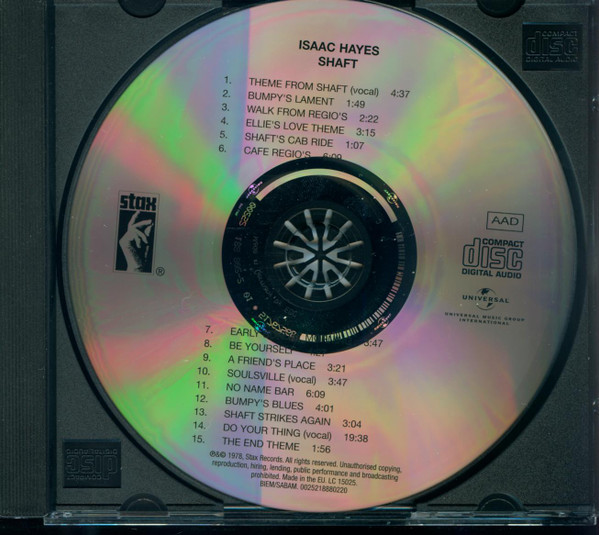 Isaac Hayes - Shaft | Stax (0025218880220) - 4