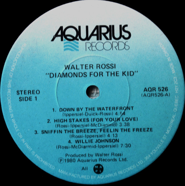 Walter Rossi - Diamonds For The Kid | Aquarius Records (AQR526) - 3