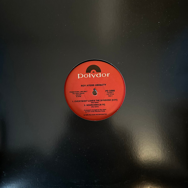 Roy Ayers Ubiquity - Everybody Loves The Sunshine | Polydor (PD D580) - 3 Roy Ayers Ubiquity - Everybody Loves The Sunshine | Polydor (PD D580) - 3