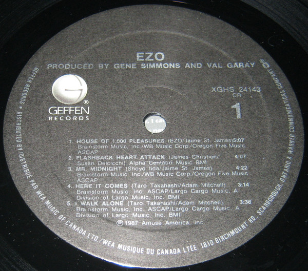 Ezo - E・Z・O | Geffen Records (XGHS 24143) - 3 Ezo - E・Z・O | Geffen Records (XGHS 24143) - 3