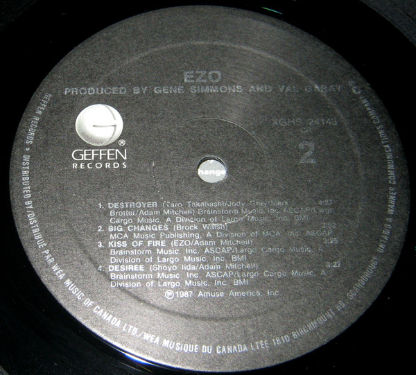 Ezo - E・Z・O | Geffen Records (XGHS 24143) - 4 Ezo - E・Z・O | Geffen Records (XGHS 24143) - 4