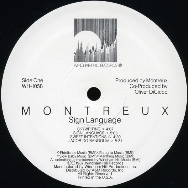 Montreux - Sign Language | Windham Hill Records (WH-1058) - 3 Montreux - Sign Language | Windham Hill Records (WH-1058) - 3