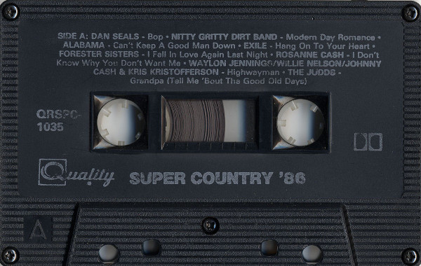 Various - Super Country '86 | Quality Special Products (QRSPC-1035) - 3