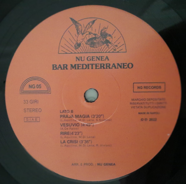Nu Genea - Bar Mediterraneo | NG Records (NG 05) - 4 Nu Genea - Bar Mediterraneo | NG Records (NG 05) - 4