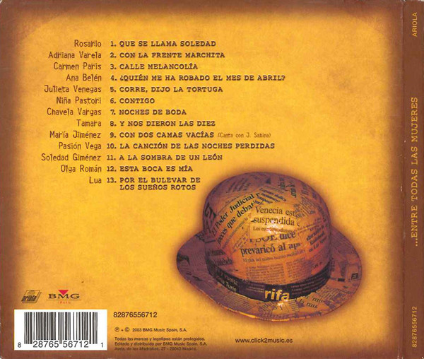 Various - ...Entre Todas Las Mujeres | Ariola (82876556712) - 2 Various - ...Entre Todas Las Mujeres | Ariola (82876556712) - 2