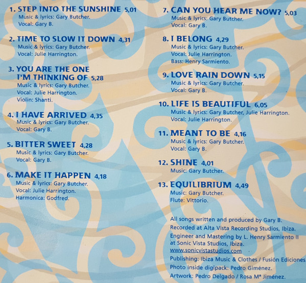 Gary B - Step Into The Sunshine | Café del Mar Music (01-2007-75) - 3