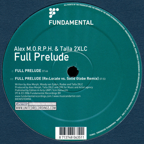 Alex M.O.R.P.H. & Talla 2XLC - Full Prelude | Fundamental Recordings (FUN524) - main Alex M.O.R.P.H. & Talla 2XLC - Full Prelude | Fundamental Recordings (FUN524) - main