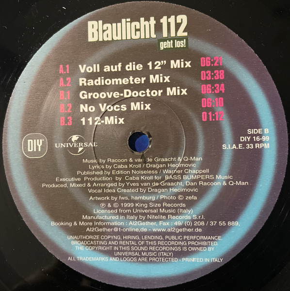 Blaulicht 112 - Geht Los! | Do It Yourself Entertainment (DIY 16-99) - 4 Blaulicht 112 - Geht Los! | Do It Yourself Entertainment (DIY 16-99) - 4