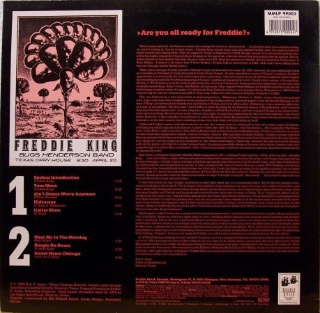Freddie King - "Texas Cannonball" - Live ! | Double Dutch Records (MMLP 99003) - 2 Freddie King - "Texas Cannonball" - Live ! | Double Dutch Records (MMLP 99003) - 2