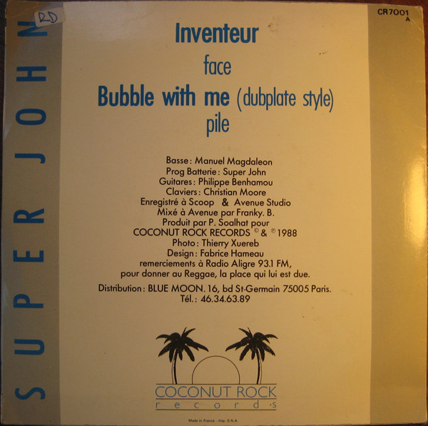 Supa John - Inventeur | Coconut Rock Records (CR 7001) - 4